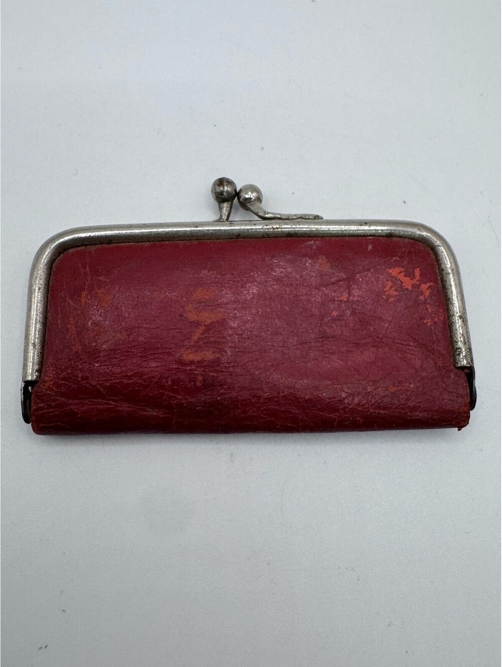 Beauty Mate US Zone Germany Manicure Travel Set Mini Red Leather Case Incomplete
